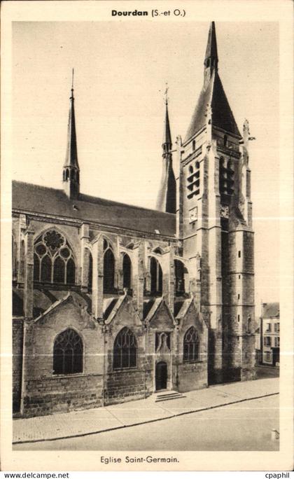 CPA Dourdan Eglise Saint Germain