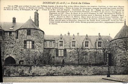 CPA Dourdan Entree du Chateau