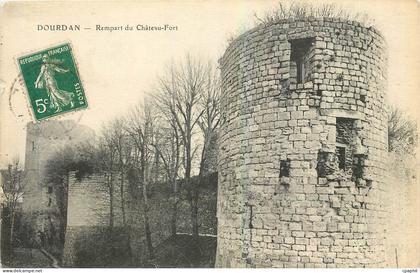 CPA Dourdan Rempart du Chateau Fort