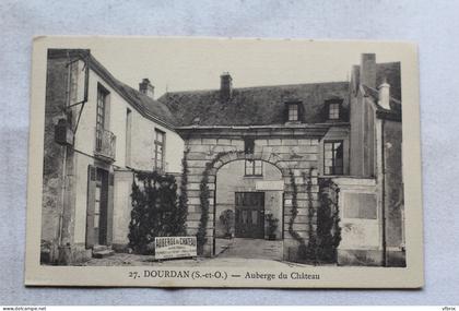 Cpsm 1960, Dourdan, auberge du château, Essonne 91