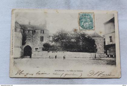 Dourdan, la porte du château, Essonne 91