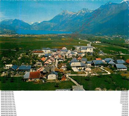 74.  DOUSSARD .  Vue aérienne .
