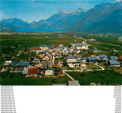 74.  DOUSSARD .  Vue aérienne .