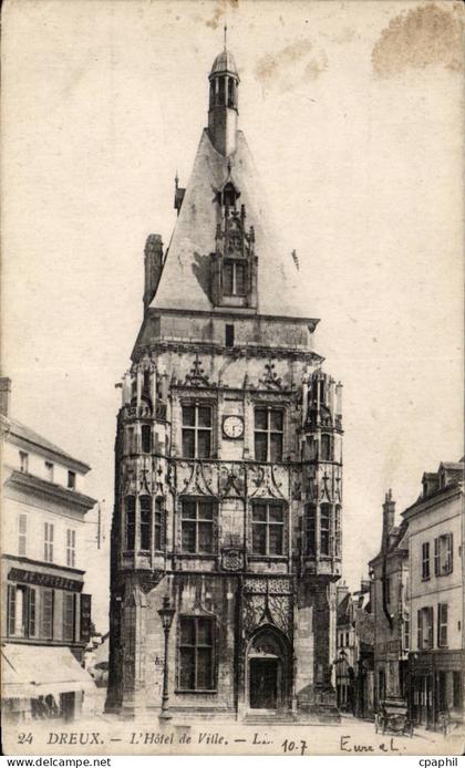 CPA Dreux Hotel de ville