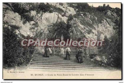 CPA Duingt Grotte De Notre Dame De Lourdes