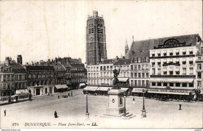 CPA Dunkerque Place Jean Bart