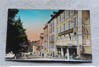 Cpsm, Eaux Bonnes, l'avenue Louis Barthou et les hôtels, Pyrénées atlantiques 64