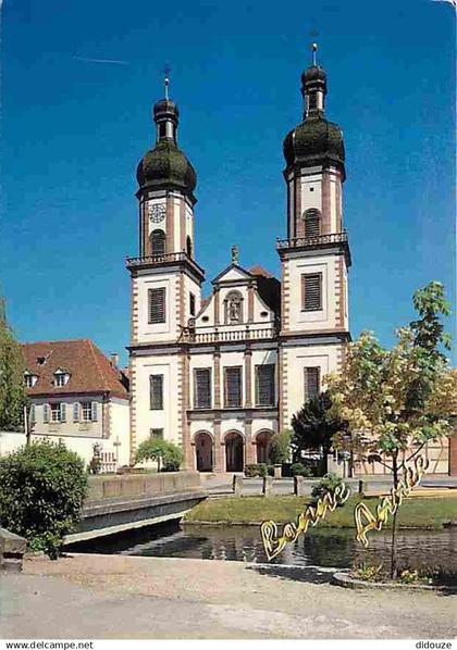 67 - Ebersmunster  - L'église abbatiale - La façade - CPM - Voir Scans Recto-Verso