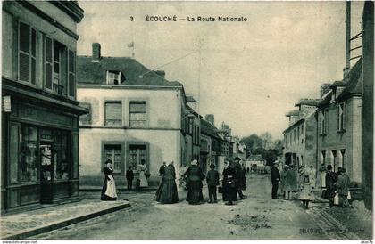 CPA ÉCOUCHÉ - Route Nationale (355968)