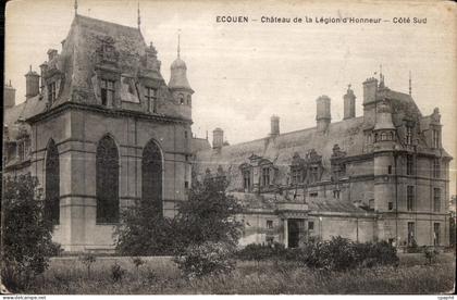 CPA Ecouen Chateau de la Legion d Honneur Cote Sud