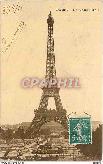 CPA PARIS-TOUR EIFFEL