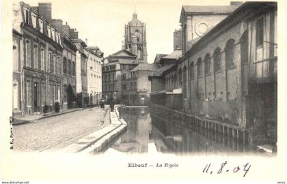 CARTE POSTALE Ancienne  de ELBEUF -   La Rigole