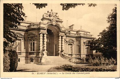 CPA Elbeuf Le Cercle Des Commercants