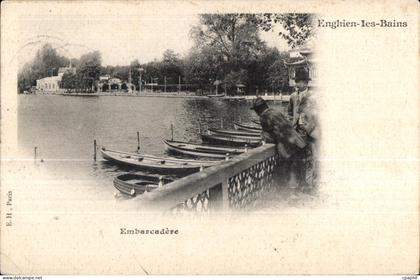 CPA Enghien Les Bains Embarcadere