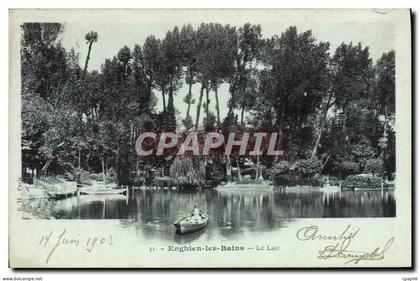 CPA Enghien les Bains le lac