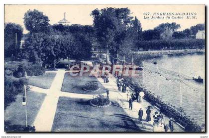 Enghien les Bains CPA Les jardins du lac