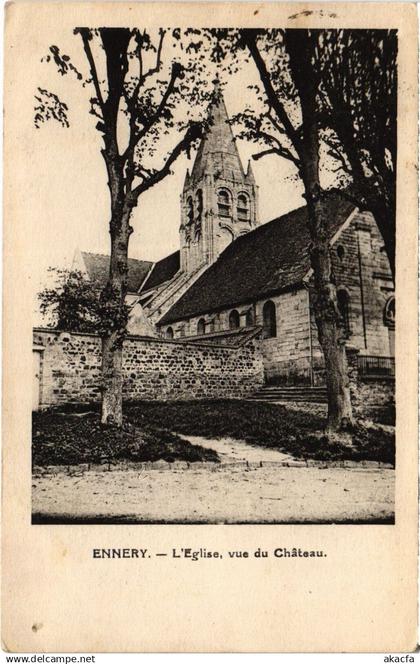 CPA Ennery L'Eglise, vue du Chateau FRANCE (1309614)