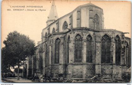 63 - ENNEZAT -- Absisde de l'Eglise