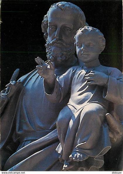 53 - Entrammes - Communauté St-Joseph-des-Champs - Statue de St-Joseph - Art Religieux - CPM - Voir Scans Recto-Verso