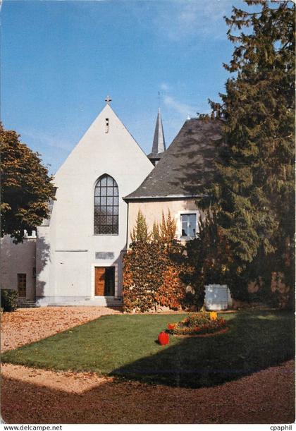 CPM Abbaye Sainte Marie du Port du Salut Entrammes Mayenne Facade de l'Eglise