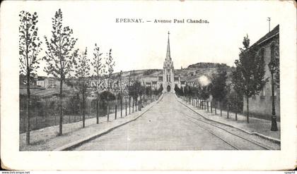 CPA Epernay Avenue Paul Chandon