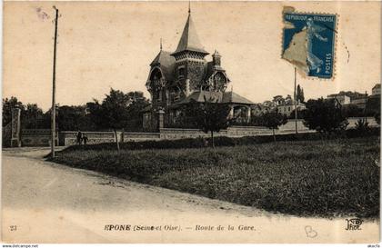 CPA EPONE - Route de la Gare (657511)