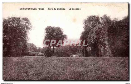 CPA Ermenonville (Oise) Parc du Chateau La Cascade