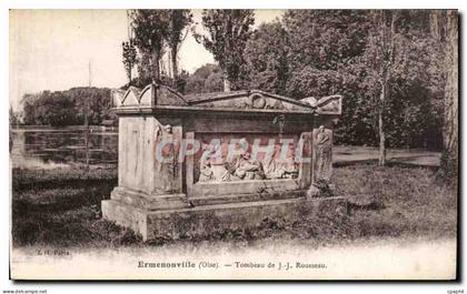 CPA Ermenonville (Oise) Tombeau de JJ Rousseau