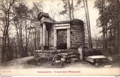 CPA Ermenonville Temple de la Philosophie