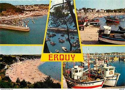 22 - Erquy - Multivues - Bateaux - CPM - Voir Scans Recto-Verso