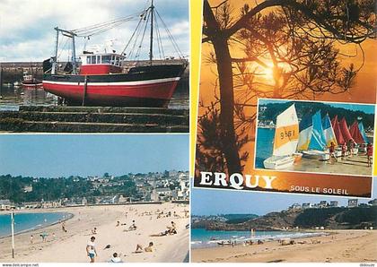 22 - Erquy - Multivues - Bateaux - CPM - Voir Scans Recto-Verso