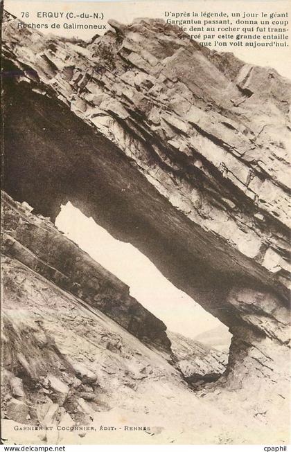 CPA Erquy C du N Rochers de Galimoneux
