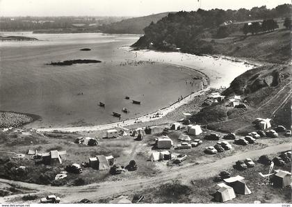 CPSM Erquy vue aérienne Camping Saint-Michel