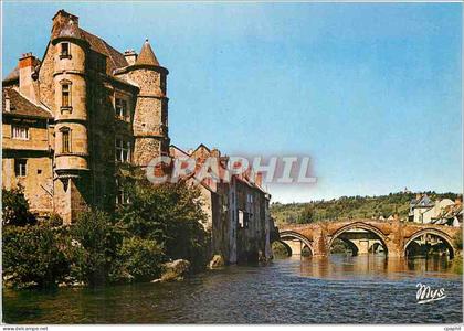 CPM Espalion Le Chateau et le Pont medieval sur le Lot