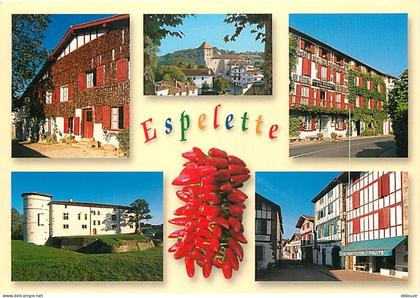 Carte Postale - 64 - Espelette - Multivues - Piment - CPM - Voir Scans Recto-Verso - Poscard - Carta Postal -  Postkarte