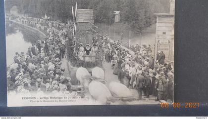 CPA - Essonnes - Cortège Historique du 21 Août 1910 - Char de la Meunière du Moulin-Galant