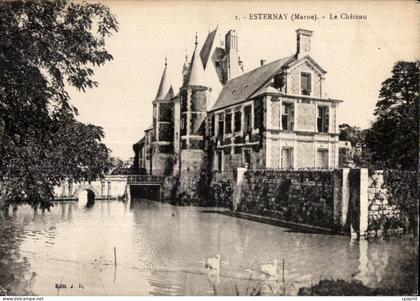 CPA Esternay Marne Le Chateau