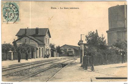 Carte Postale Ancienne de ETAIN-La Gare Intérieure