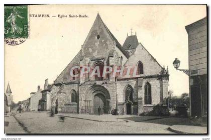 CPA Etampes Eglise Saint Basile