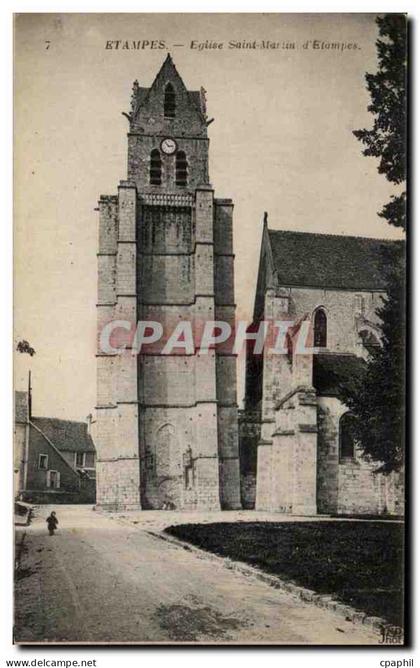 CPA Etampes Eglise Saint Martin