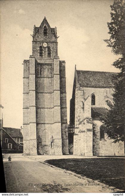 CPA Etampes Eglise Saint Martin d'Etampes