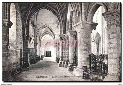 CPA Etampes Eglise saint Martin d Etampes