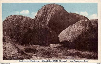 CPA Environs de Montlucon Evaux les Bains Les rochers de Bord