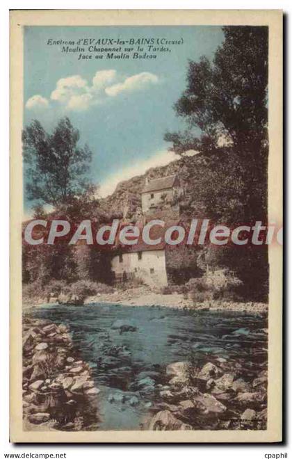 CPA Evaux Les Bains Moulin Chaponnet  Sur La Tardes