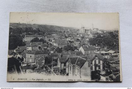 Cpa 1917, Evreux, vue générale, Eure 27