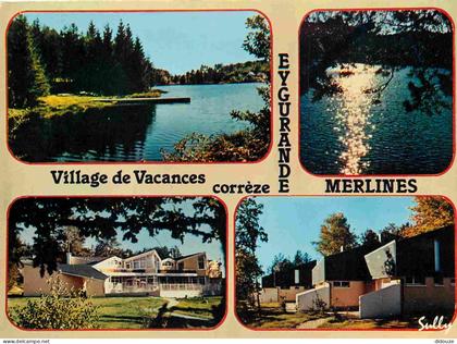 Carte Postale - 19 - Eygurande - Merline - Le Village de Vacances - Multivues - CPM - Voir Scans Recto-Verso - Poscard -