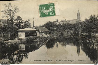 CPA Environs de Falaise L Orne a Pont Ecrepin