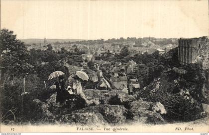 Falaise CPA Vue generale