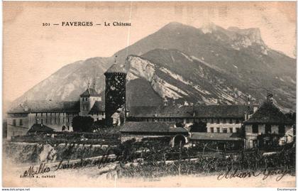 CPA  Carte Postale France  Faverges Le Château 1904 VM104612