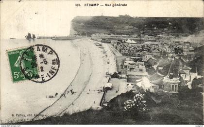 CPA Fecamp Vue Generale Enfant